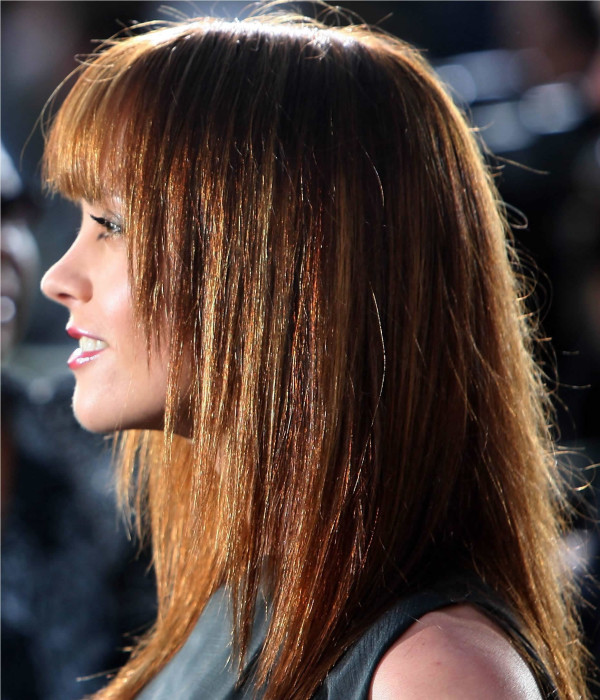 Long Hair with Bangs
