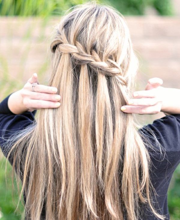How to do a Waterfall Braid