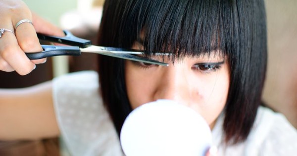 How to Cut Your Own Bangs